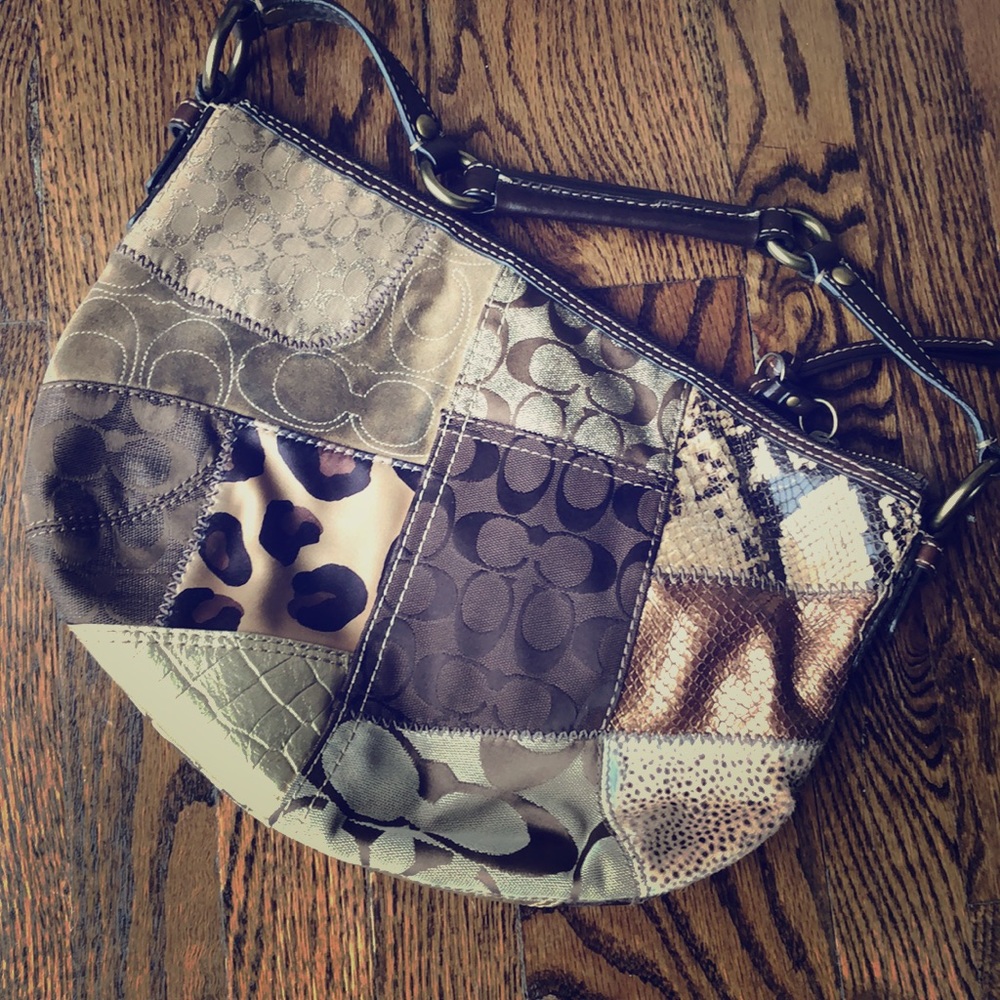 Animal Print Genuine Coach Bag